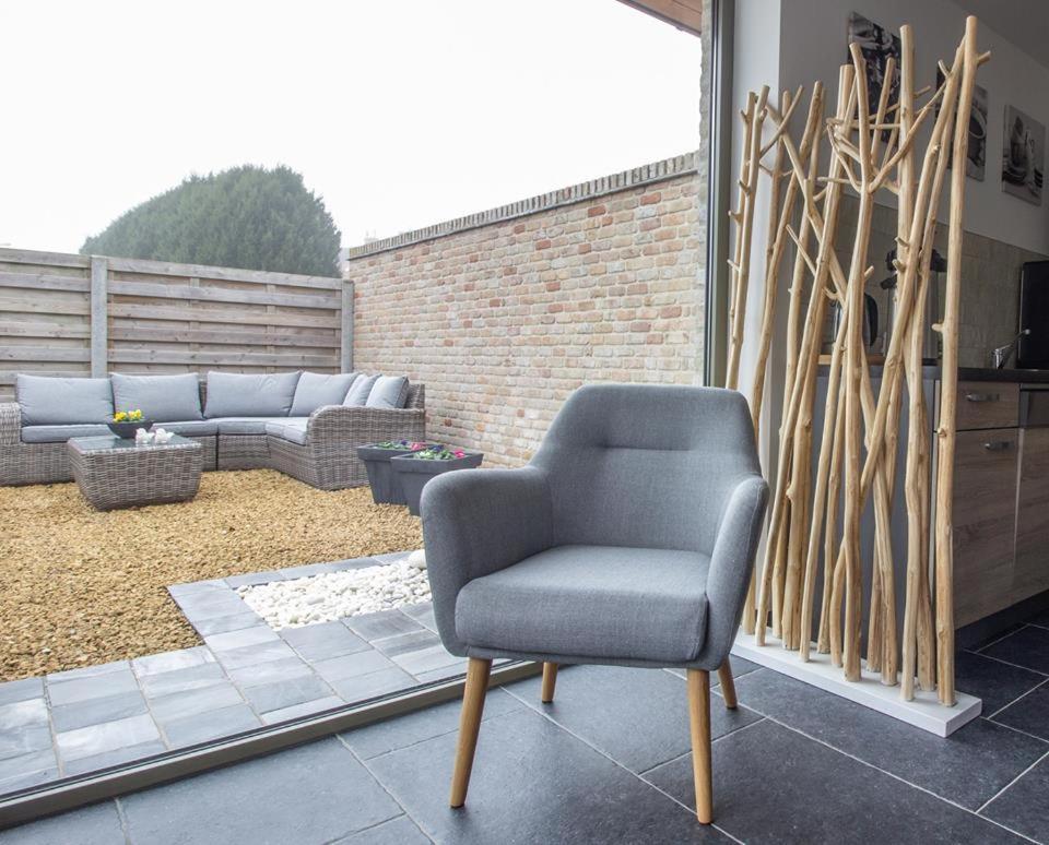 B&B Le Jardin De Grand-Mere Oudenburg Exterior foto